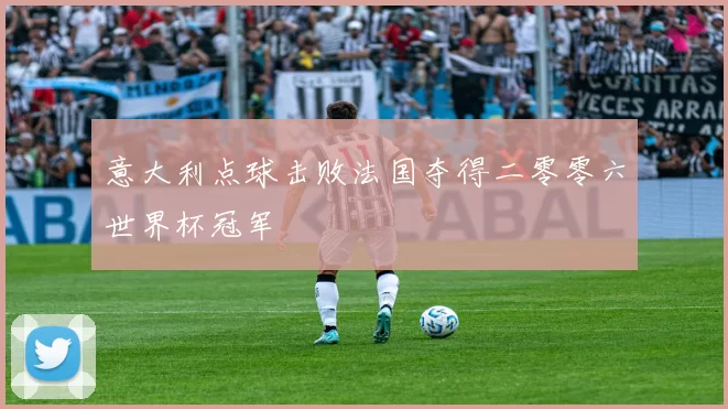 意大利点球击败法国夺得二零零六世界杯冠军